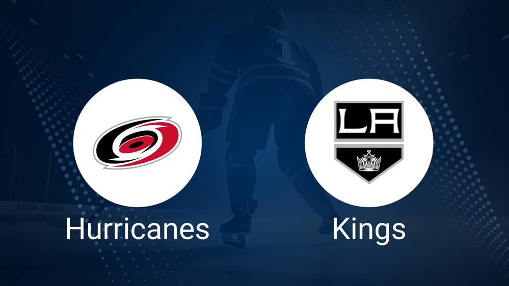 Where to Watch Carolina Hurricanes vs. Los Angeles Kings on TV or Streaming Live - February 1